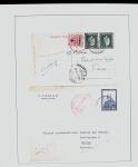 1918-1964 Collection of covers with "CONTROLE DES CHANGE"