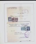 1918-1964 Collection of covers with "CONTROLE DES CHANGE"