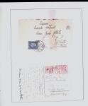 1918-1964 Collection of covers with "CONTROLE DES CHANGE"