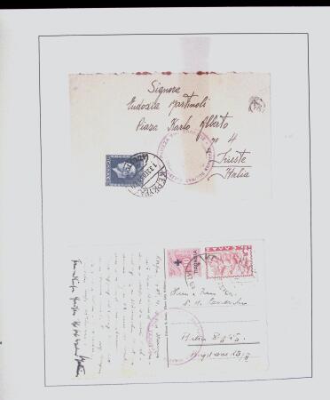 1918-1964 Collection of covers with "CONTROLE DES CHANGE"
