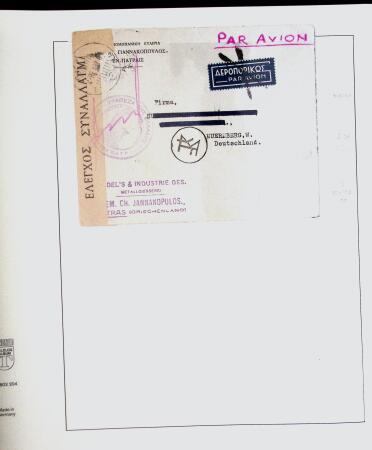 1918-1964 Collection of covers with "CONTROLE DES CHANGE"