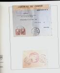 1918-1964 Collection of covers with "CONTROLE DES CHANGE"