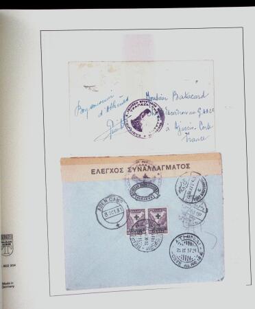 1918-1964 Collection of covers with "CONTROLE DES CHANGE"