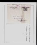 1918-1964 Collection of covers with "CONTROLE DES CHANGE"