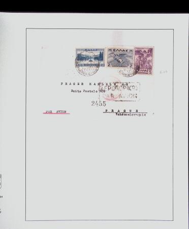 1918-1964 Collection of covers with "CONTROLE DES CHANGE"
