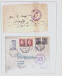 1918-1964 Collection of covers with "CONTROLE DES CHANGE"