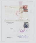 1918-1964 Collection of covers with "CONTROLE DES CHANGE"