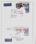 1918-1964 Collection of covers with "CONTROLE DES CHANGE"