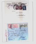 1918-1964 Collection of covers with "CONTROLE DES CHANGE"