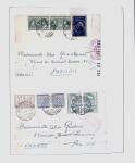 1918-1964 Collection of covers with "CONTROLE DES CHANGE"