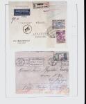 1918-1964 Collection of covers with "CONTROLE DES CHANGE"