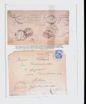 1918-1964 Collection of covers with "CONTROLE DES CHANGE"