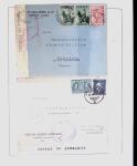 1918-1964 Collection of covers with "CONTROLE DES CHANGE"