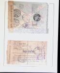 1918-1964 Collection of covers with "CONTROLE DES CHANGE"