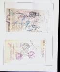 1918-1964 Collection of covers with "CONTROLE DES CHANGE"