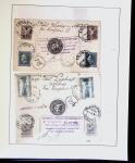 1918-1964 Collection of covers with "CONTROLE DES CHANGE"