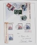 1918-1964 Collection of covers with "CONTROLE DES CHANGE"