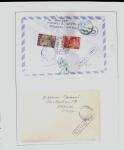 1918-1964 Collection of covers with "CONTROLE DES CHANGE"