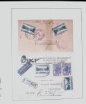 1918-1964 Collection of covers with "CONTROLE DES CHANGE"