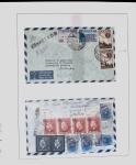 1918-1964 Collection of covers with "CONTROLE DES CHANGE"