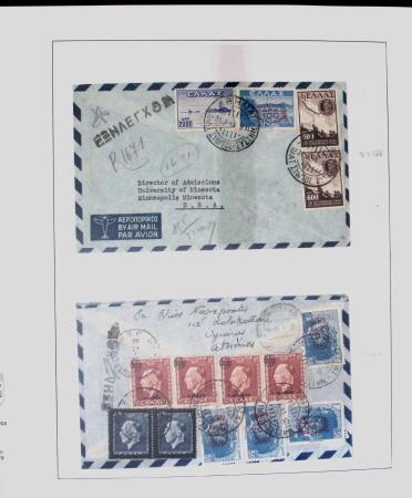 1918-1964 Collection of covers with "CONTROLE DES CHANGE"
