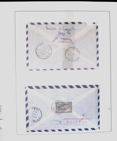 1918-1964 Collection of covers with "CONTROLE DES CHANGE"