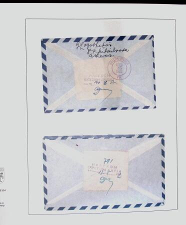 1918-1964 Collection of covers with "CONTROLE DES CHANGE"