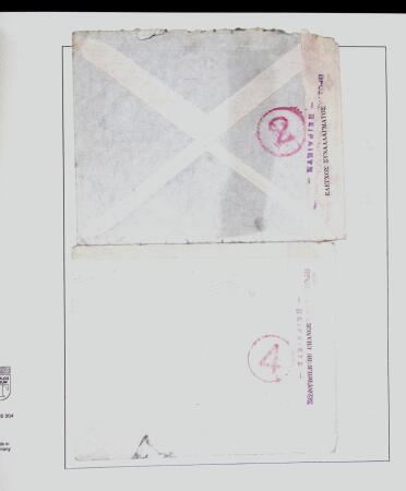 1918-1964 Collection of covers with "CONTROLE DES CHANGE"