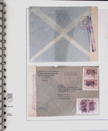 1918-1964 Collection of covers with "CONTROLE DES CHANGE"