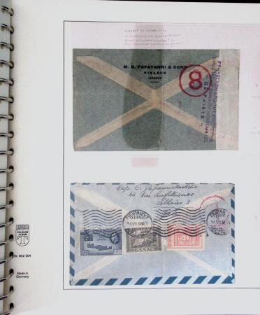 1918-1964 Collection of covers with "CONTROLE DES CHANGE"