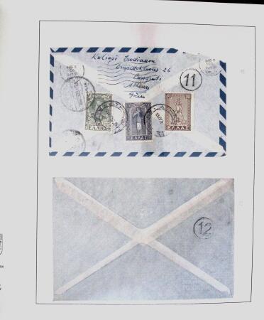1918-1964 Collection of covers with "CONTROLE DES CHANGE"