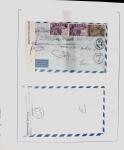 1918-1964 Collection of covers with "CONTROLE DES CHANGE"