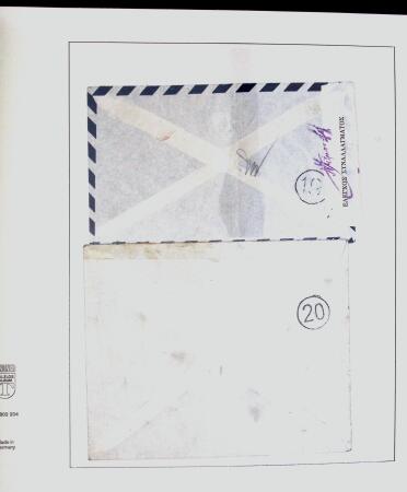 1918-1964 Collection of covers with "CONTROLE DES CHANGE"