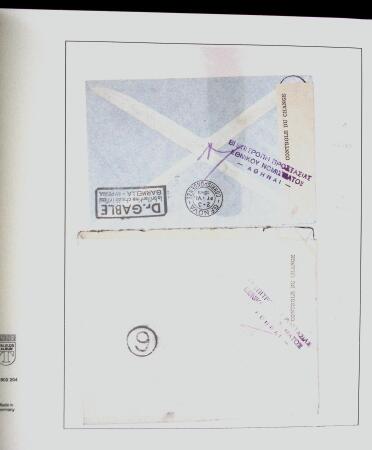 1918-1964 Collection of covers with "CONTROLE DES CHANGE"