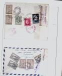 1918-1964 Collection of covers with "CONTROLE DES CHANGE"