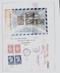 1918-1964 Collection of covers with "CONTROLE DES CHANGE"