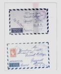 1918-1964 Collection of covers with "CONTROLE DES CHANGE"