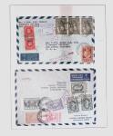 1918-1964 Collection of covers with "CONTROLE DES CHANGE"