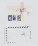 1918-1964 Collection of covers with "CONTROLE DES CHANGE"