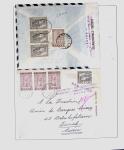 1918-1964 Collection of covers with "CONTROLE DES CHANGE"