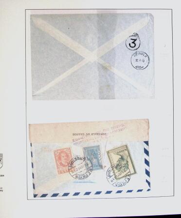 1918-1964 Collection of covers with "CONTROLE DES CHANGE"
