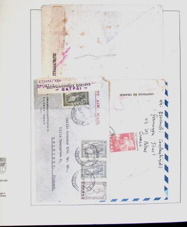 1918-1964 Collection of covers with "CONTROLE DES CHANGE"