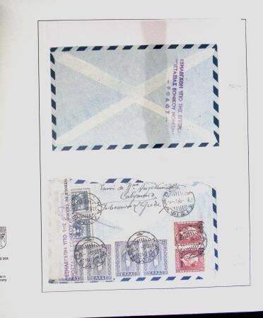 1918-1964 Collection of covers with "CONTROLE DES CHANGE"