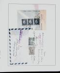 1918-1964 Collection of covers with "CONTROLE DES CHANGE"