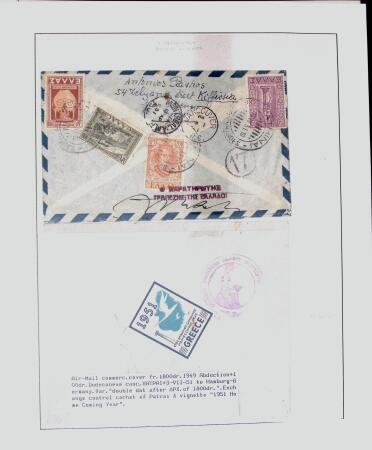 1918-1964 Collection of covers with "CONTROLE DES CHANGE"