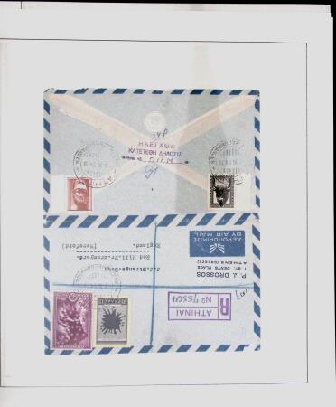 1918-1964 Collection of covers with "CONTROLE DES CHANGE"