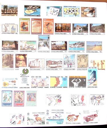 1880-1995 Collection of mint (used at the begining)