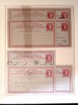 POSTAL STATIONERY Collection from Large Hermes Head