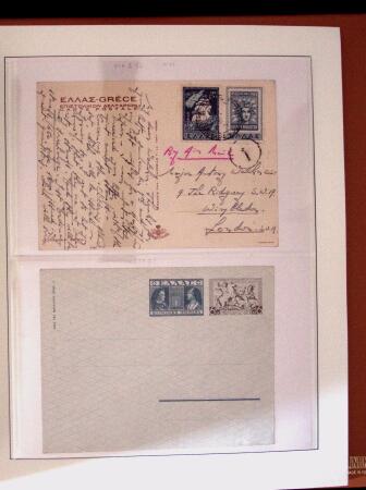 POSTAL STATIONERY Collection from Large Hermes Head