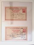 POSTAL STATIONERY Collection from Large Hermes Head